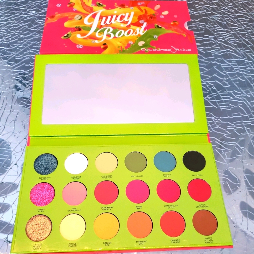 COLOURDRAINE JUICY BOOST EYESHADOW PALETTE